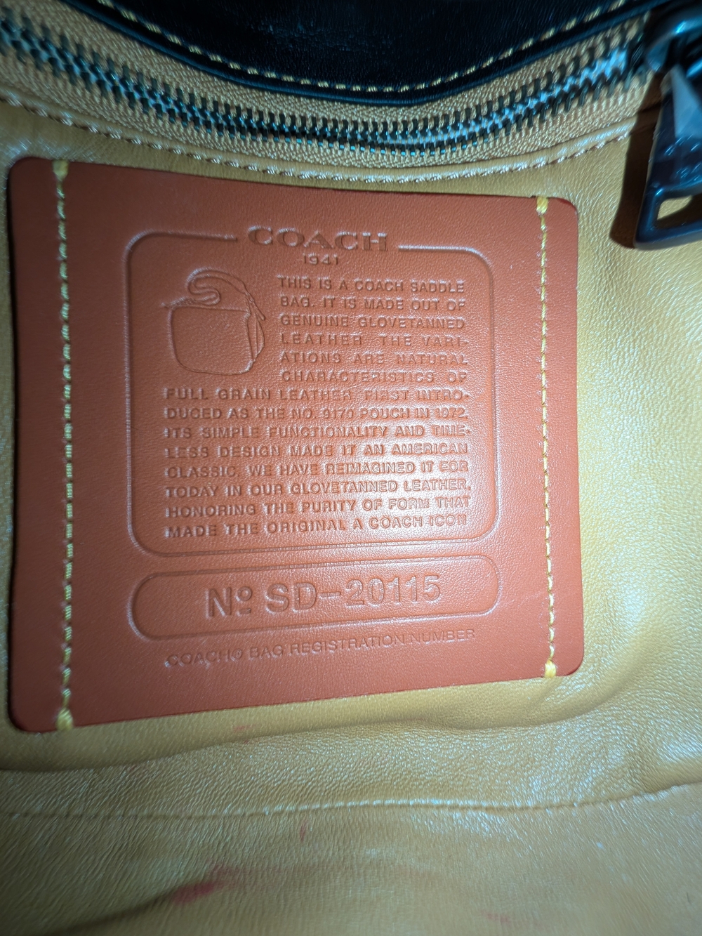 Coach 1941 Saddle Bag Reimagined - Picture 15 of 16